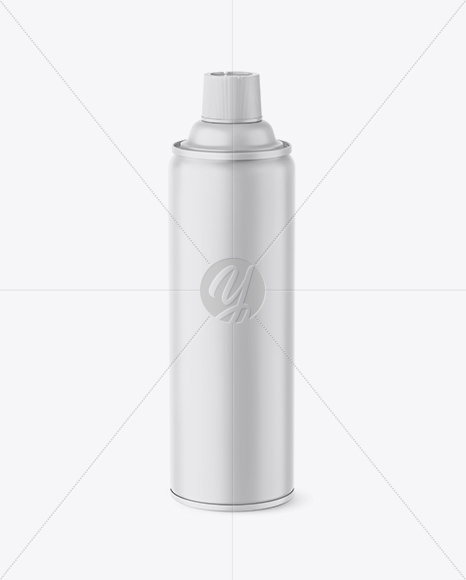 Matte Spray Bottle Mockup