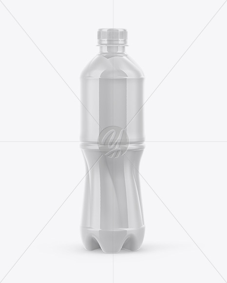 Glossy Plastic Bottle Mockup