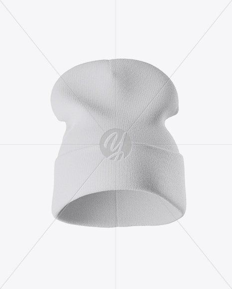 Beanie Hat Mockup - Front View