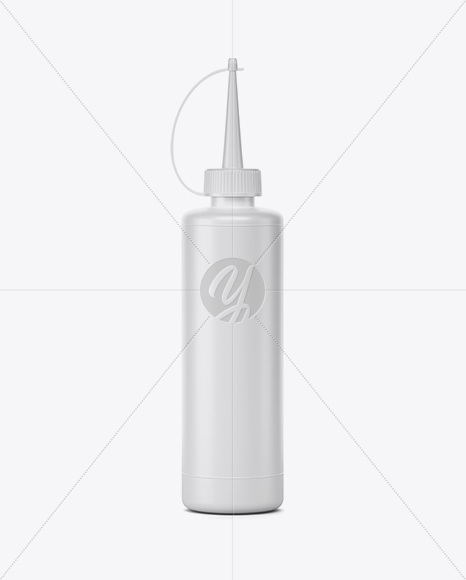 Matte Plastic Bottle Mockup