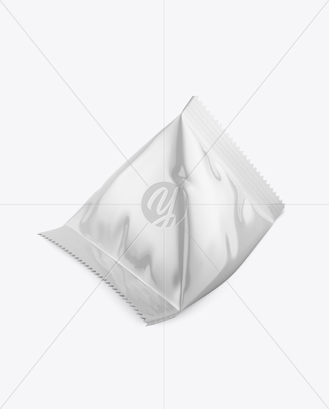 Triangular Package Mockup - Half Side View