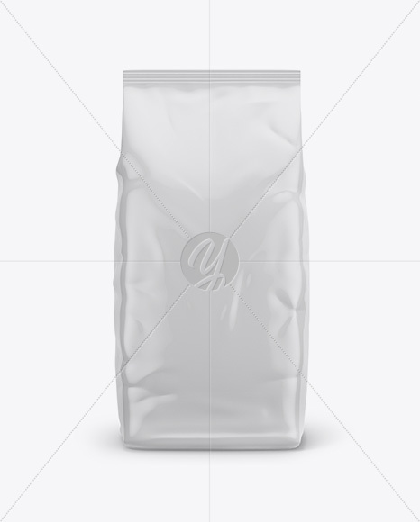 Glossy Bag Mockup - Front View