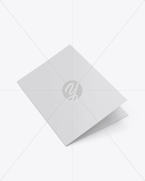 A5 Invitation Brochure Mockup