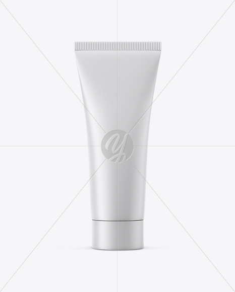 Matte Plastic Cosmetic Tube Mockup