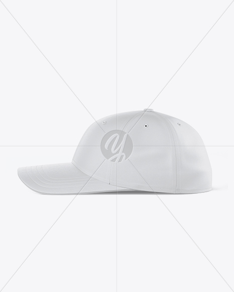 Snapback Cap Mockup - Side View