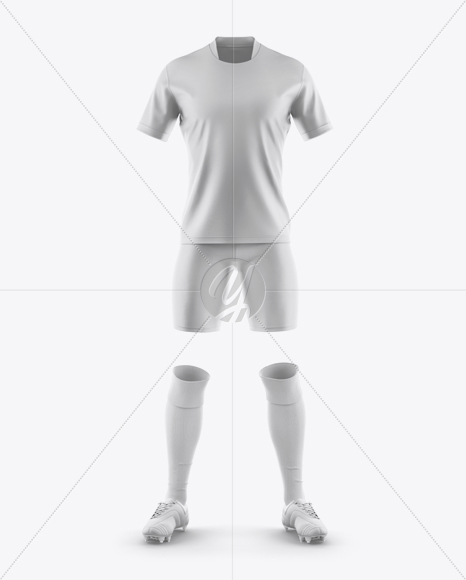 Men’s Full Soccer Kit Mockup - Front View