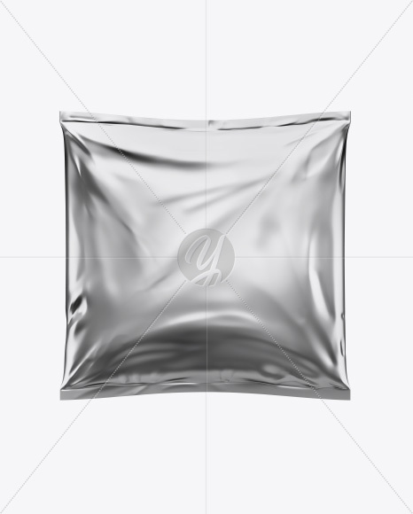 Metallic Food Bag Mockup