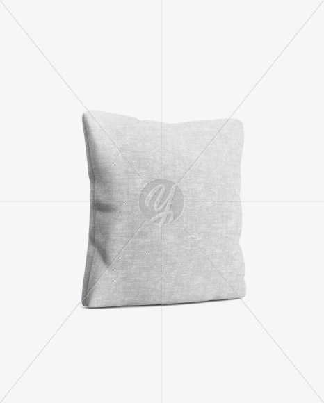 Pillow Mockup - Half Side View