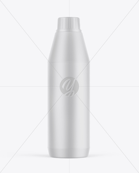 Matte Plastic Bottle Mockup