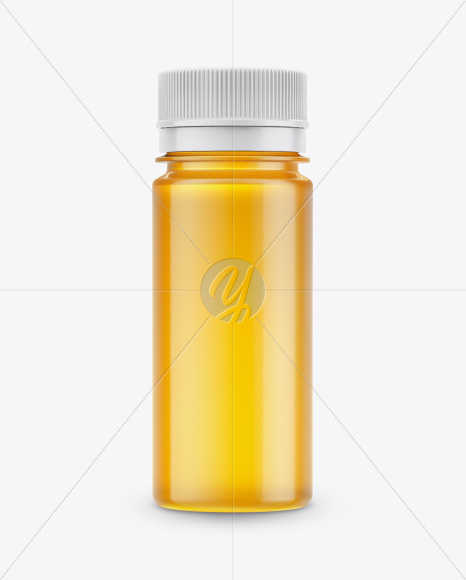 Transparent Plastc Bottle Mockup