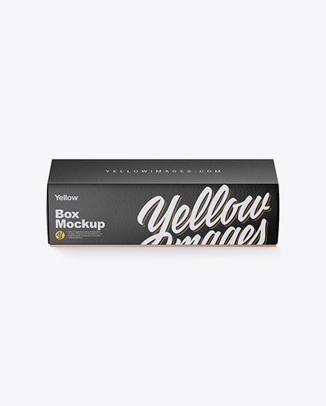 Textured Paper Box Mockup - Front View (High-Angle Shot) - Paper+Box+Mockup+Front+View+High+Angle+Shot+In+Box+Mockups+On