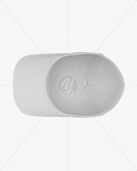 Snapback Cap Mockup - Inside View