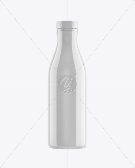 Glossy Sauce Bottle Mockup