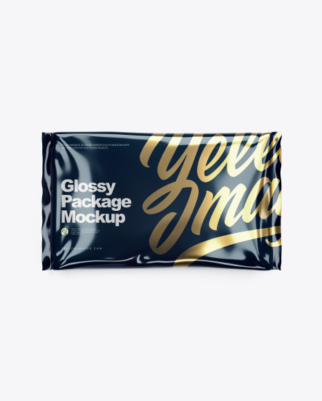 Glossy Package Mockup - Top View - Glossy+Mailing+Bag+Mockup+-+Top+View+in+Bag+