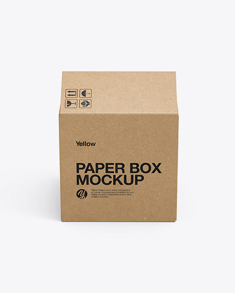 Opened Kraft Box Mockup - Side View (High-Angle Shot) - Download+Kraft+Opened+Box+Mockup+-+Front+View+(High+Angle+Shot)+PSD