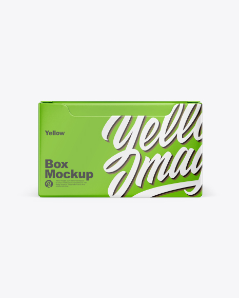 Paper Box Mockup - Front View - Paper+Box+with+Anellini+Mockup+-+Front+View