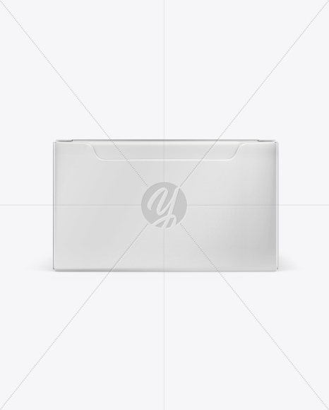 Paper Box Mockup - Front View