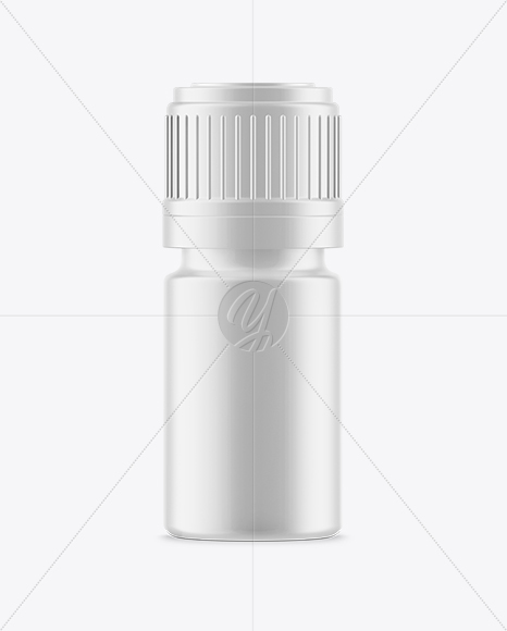 Matte Small Oil Bottle Mockup