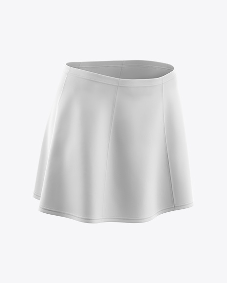 Skirt Mockup - Half Side View