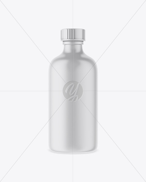 Matte Plastic Bottle Mockup