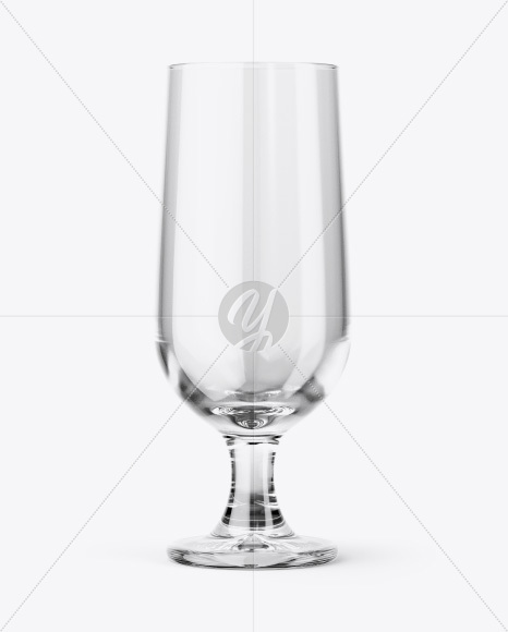 Empty Embassy Glass Mockup