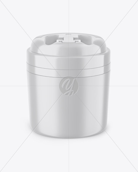 Jar Mockup - Front View (High-Angle Shot)