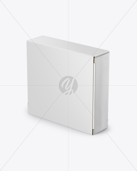 Box Mockup - Half Side View (High-Angle Shot)