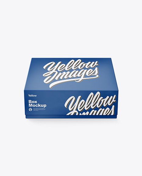 Matte Paper Box Mockup - Rectangle box mockup