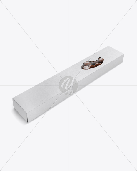 Box w/ Chocolate Nuts Mockup