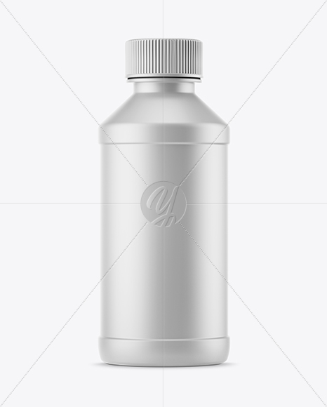 Matte Plastic Bottle Mockup