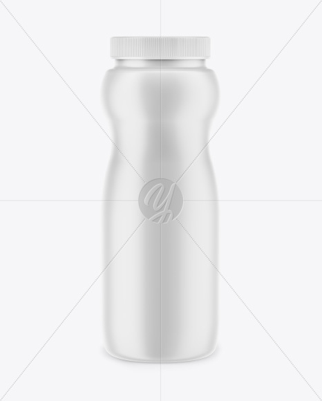 Matte Plastic Bottle Mockup