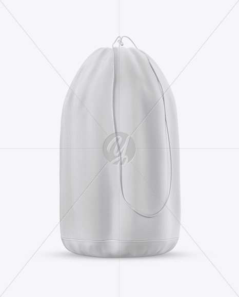 Gym Sack with Leather Bottom Mockup