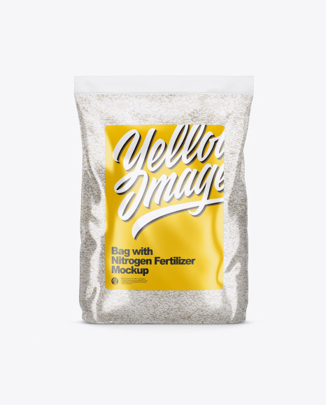 Bag with Nitrogen Fertilizer Mockup