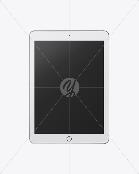 Vertical iPad Mockup - Front View