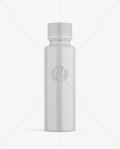 Glossy Plastic Bottle Mockup