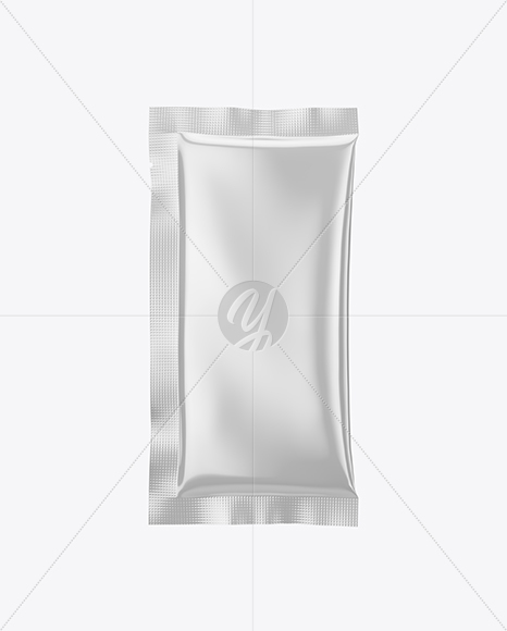 Glossy Sachet Mockup