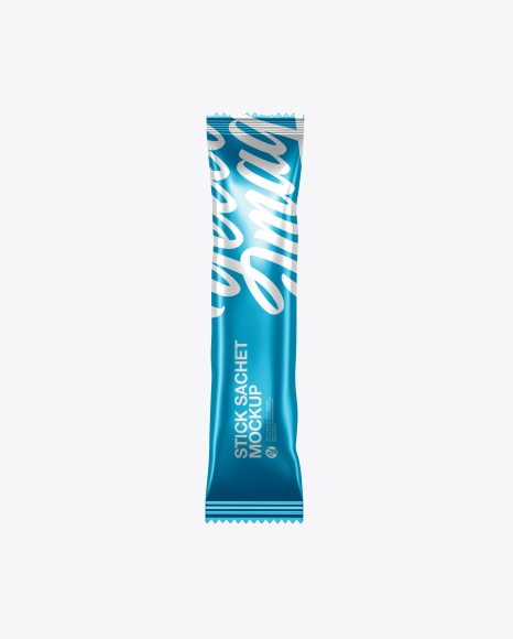 Metallic Stick Sachet Mockup - Metallic+Stick+Sachet+Mockup+-+Front+View+-+Download+Metallic+Stick+Sachet+Mockup+-+Front+View+...