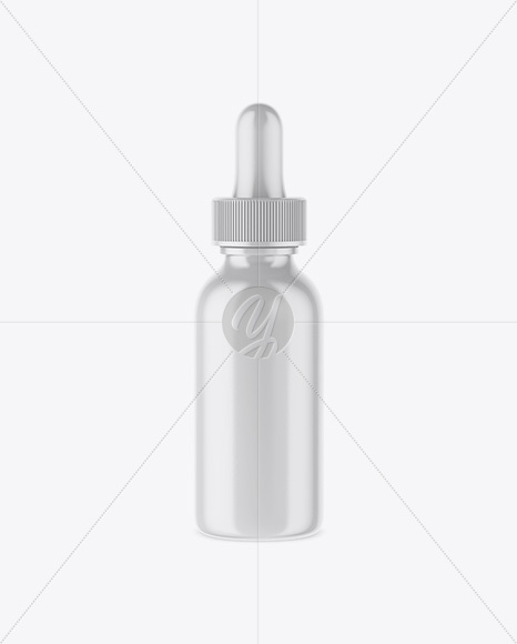 Glossy Dropper Bottle Mockup