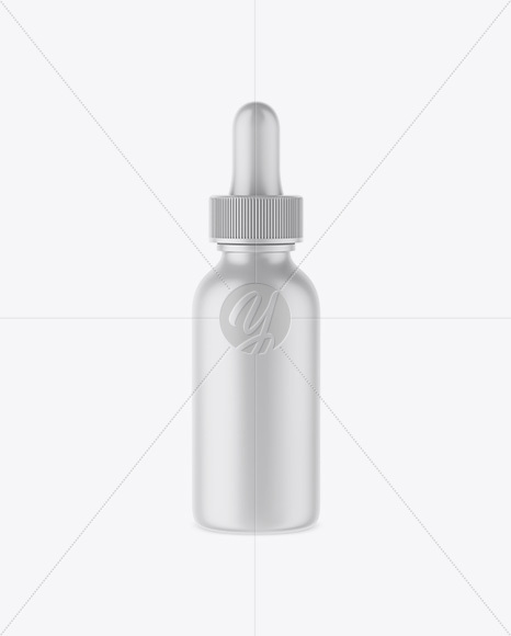 Matte Dropper Bottle Mockup