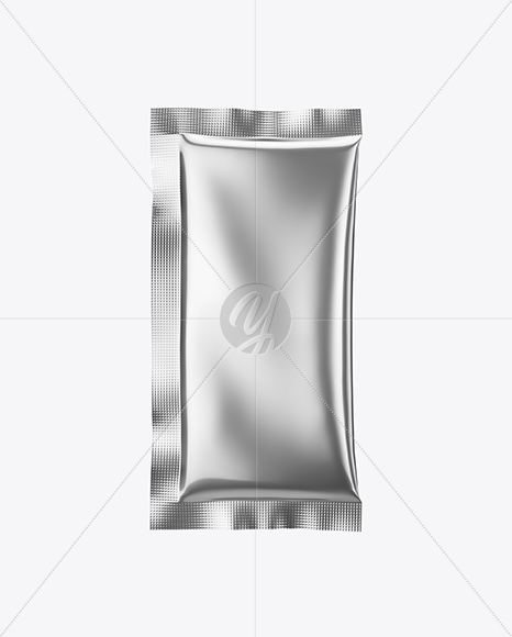 Metallic Sachet Mockup