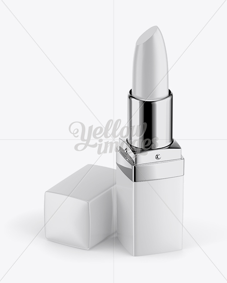 Lipstick Square Tube Mockup Half-Side View