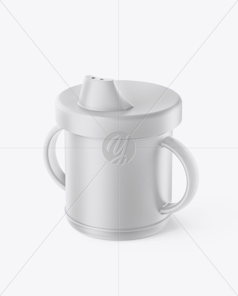 Matte Baby Bottle Mockup