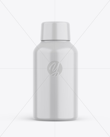 Glossy Plastic Bottle Mockup