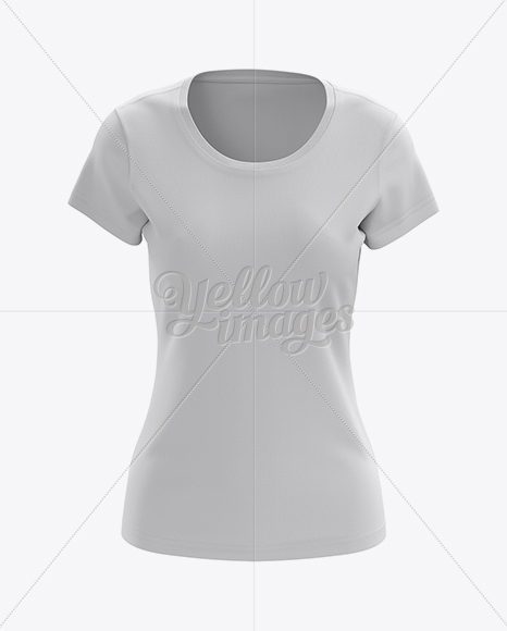 Women's T-Shirt Front View HQ Mockup