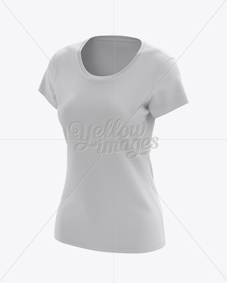 Half-Turned Women’s T-Shirt HQ Mockup