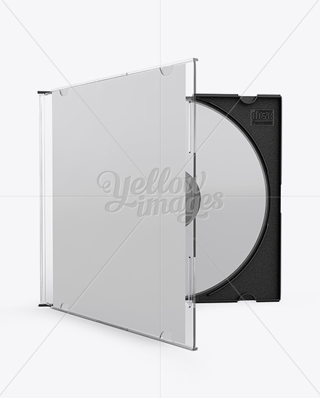 Opened Jewel Slim Case Mockup - Front View