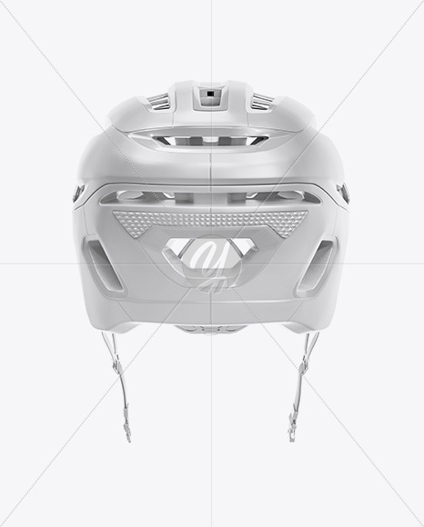 Cycling Helmet Mockup - Back View