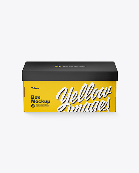 Matte Paper Box Mockup