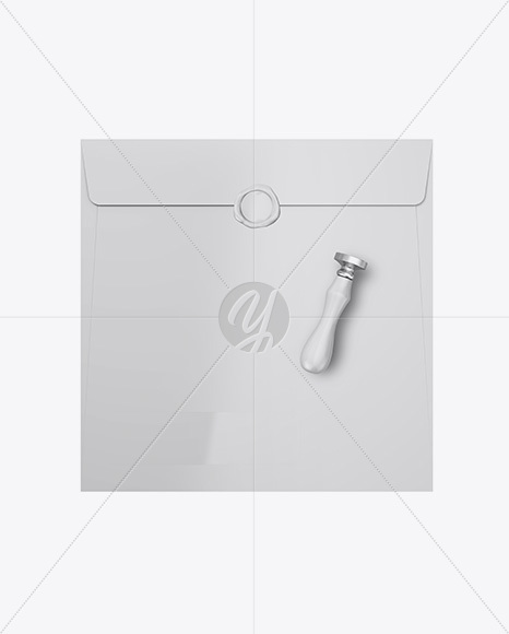 Matte Paper Envelope Mockup