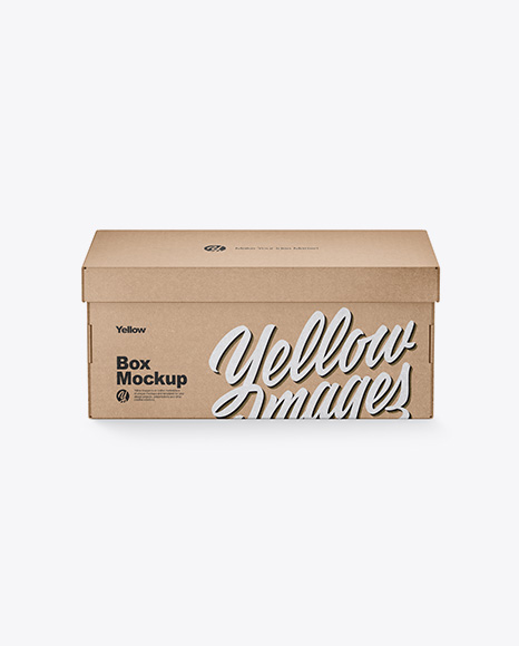 Kraft Paper Box Mockup